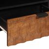 vidaXL TV Cabinet Acacia Brown Finish 80 x 33 x 46 cm Solid Mango Wood