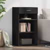 vidaXL Sideboard Black 50x42.5x93 cm Engineered Wood