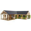 Kids Globe Horse Stable 1:24 Grey