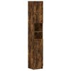 vidaXL Bathroom Cabinet with Open Shelf UTRECHT Smoked Oak