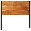 vidaXL Headboard 120 cm Solid Wood Acacia and Iron