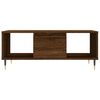 vidaXL Coffee Table Brown Oak 90x50x36.5 cm Engineered Wood