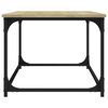 vidaXL Coffee Table Sonoma Oak 102x50x40 cm Engineered Wood and Iron