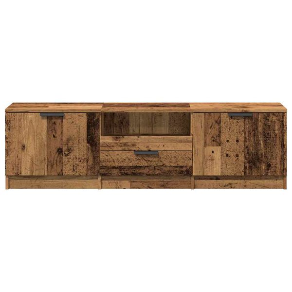 vidaXL TV Cabinet Old Wood 140x35x40 cm Engineered Wood