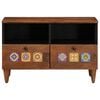 vidaXL Coffee Table with Drawer Brown 80 x 54 x 40 cm Solid Mango Wood