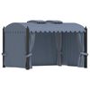 vidaXL Gazebo with Curtains 3x4 m Anthracite Steel