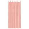 vidaXL Voile Curtains with Loops 2 pcs Pink 140x225 cm