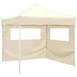 vidaXL Party Tent Folding Cream 291 x 291 x 315 cm Oxford Fabric