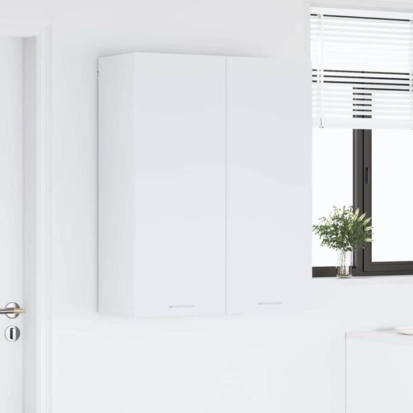 vidaXL Hanging Cabinet White 80 x 31 x 100 cm Engineered Wood