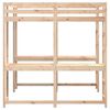 vidaXL Loft Bed with Desk and Ladder 160x200 cm Solid Wood Pine
