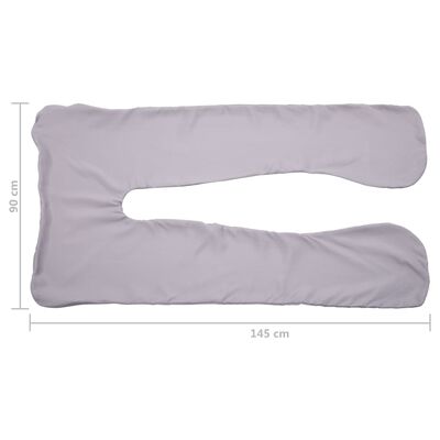 vidaXL U-Shaped Pregnancy Pillow Cover 90x145 cm