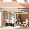 vidaXL Retractable Awning Manual Multicolour 300 x 250 cm Fabric