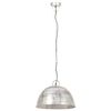 vidaXL Industrial Vintage Hanging Lamp 25 W Silver Round 41 cm E27