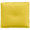 vidaXL Back Pillow Light Yellow 50 x 19 x 45 cm Fabric