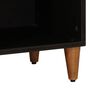 vidaXL Sideboard with Storage Walnut 80 x 33 x 75 cm Solid Mango Wood