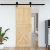 vidaXL Door NARVIK 85x210 cm Solid Wood Pine