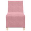 vidaXL Modular Sofa Unit Armless 2 pcs Pink 55 x 74 x 82 cm Velvet