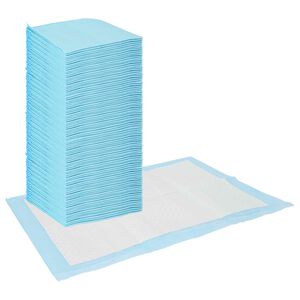 vidaXL Non-woven Fabric Pet Training Pad 100 pcs Blue and White