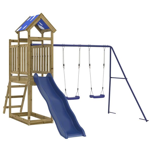 vidaXL Outdoor Playset Impregnated Wood Pine