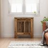 vidaXL Radiator Cover Old Wood 78 x 19 x 81.5 cm Engineered Wood