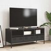 vidaXL TV Cabinet Black 101.5x39x43.5 cm Cold-rolled Steel