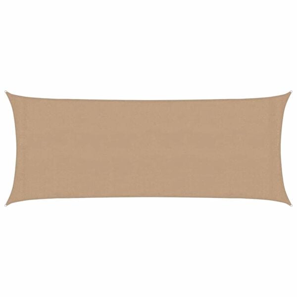 vidaXL Sunshade Sail 160 g/m&sup2; Taupe 2x4.5 m HDPE