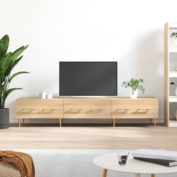vidaXL TV Cabinet Sonoma Oak 150x36x30 cm Engineered Wood