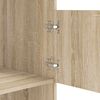 vidaXL Laundry Cabinet Sonoma 50 x 68 x 162 cm Engineered wood