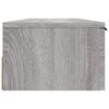 vidaXL Wall Cabinet Grey Sonoma 102x30x20 cm Engineered Wood