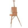 vidaXL Easel Stand 81x121x173 cm Solid Beech Wood