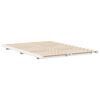 vidaXL Floor Bed Frame White 140 x 210 cm Solid pine wood