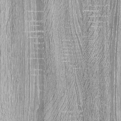 vidaXL Bathroom Cabinet Grey Sonoma 30x30x95 cm Engineered Wood