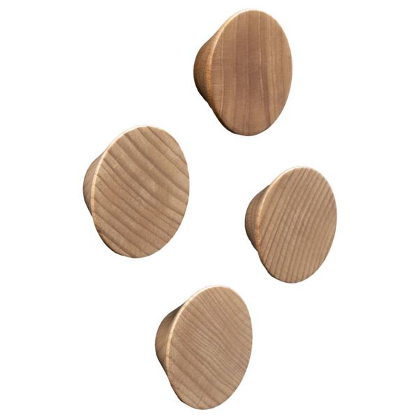 House Nordic Knobs Adriana 4 pcs Round Natural