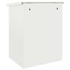 vidaXL Parcel Drop Box White 44 x 35 x 59 cm Steel