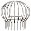 vidaXL Gutter Leaf Guard 8 pcs Silver 160 mm Stainless Steel
