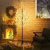vidaXL Cherry Blossom LED Tree Warm White 200 LEDs 180 cm