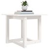 vidaXL Coffee Table White 50x50x45 cm Solid Wood Pine