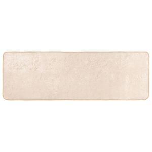 vidaXL Rug Runner MARSA Cream 50 x 100 cm Polyester and PVC