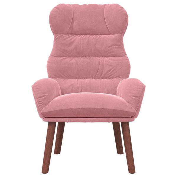 vidaXL Armchair Pink 69 x 74 x 93 cm Velvet