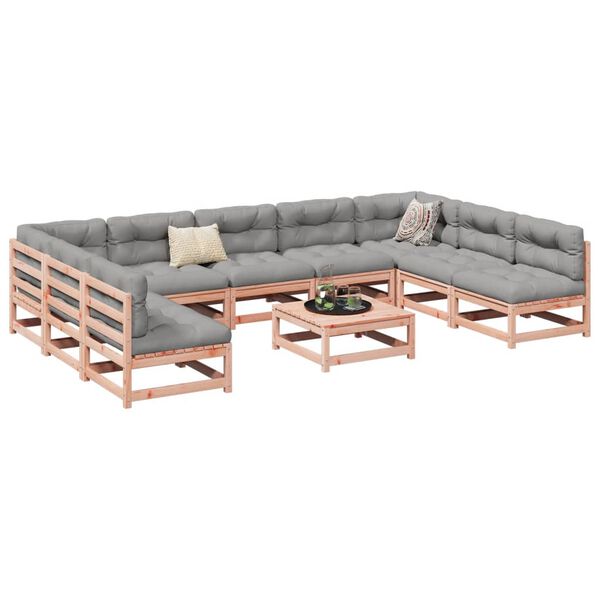 vidaXL 10 Piece Garden Sofa Set Solid Wood&nbsp;Douglas Fir