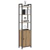 vidaXL Book Cabinet Artisan Oak 40 x 24 x 161 cm Engineered Wood