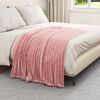 vidaXL Throw Blanket Pink 150 x 130 cm Fleece