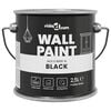 vidaXL Wall Paint Black 2.5 L Wall Print