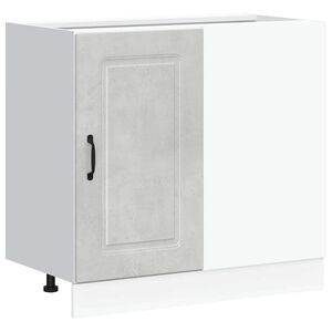 vidaXL Kitchen Base Cabinet "Kalmar" Concrete Grey Engineered Wood