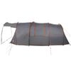 vidaXL Tunnel Tent with Roof Grey and Orange 740 x 370 x 220 cm