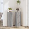 vidaXL Plant Stand 2pcs Grey Sonoma 25x25x80 cm Engineered Wood
