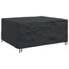 vidaXL Furniture Cover Plain Black 200 x 150 x 85 cm 600D