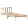 vidaXL Bed Frame without Mattress 90x190 cm Single Solid Wood Pine