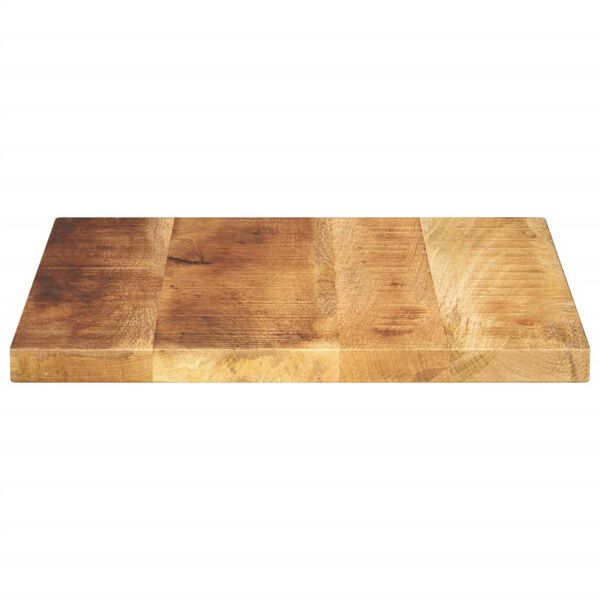 vidaXL Table Top 60x60x2.5 cm Square Solid Wood Rough Mango
