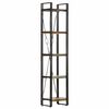 vidaXL 5-Tier Bookcase 40x30x180 cm Solid Reclaimed Wood